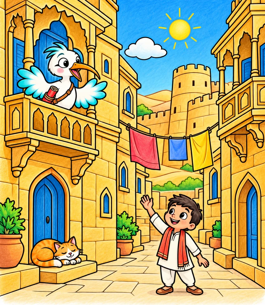Jaisalmer Fort coloring page