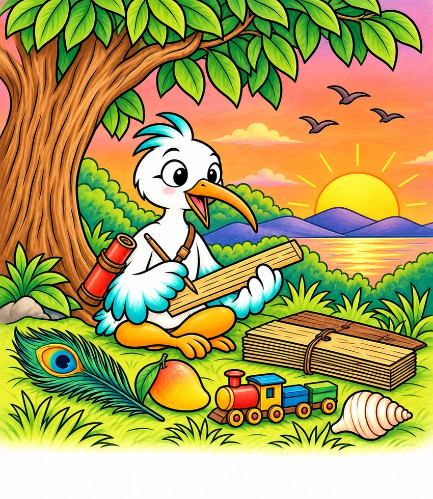Writing the Journey coloring page
