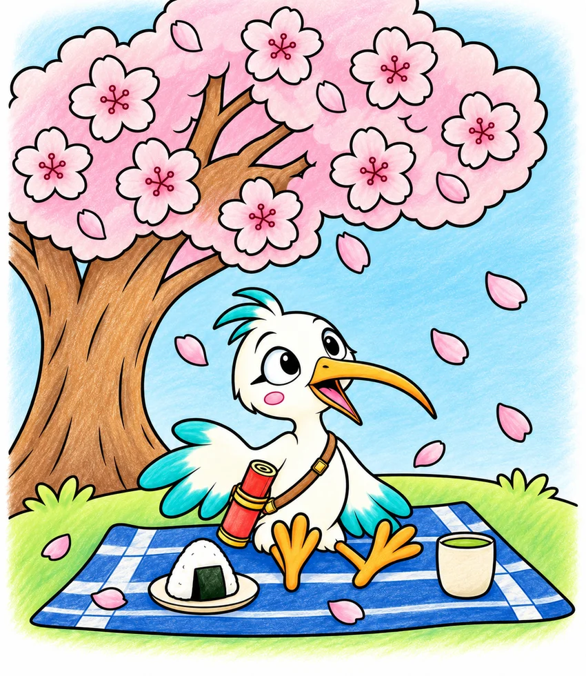 Cherry Blossoms coloring page