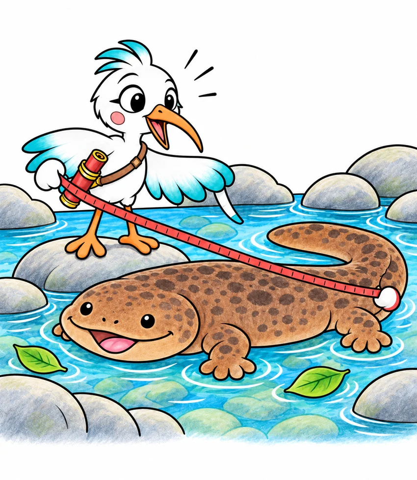 Giant Salamander coloring page