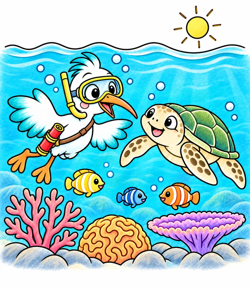 Okinawa's Kerama Islands coloring page