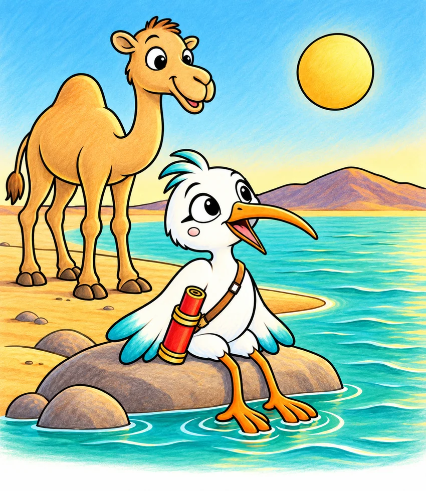 Lake Turkana coloring page