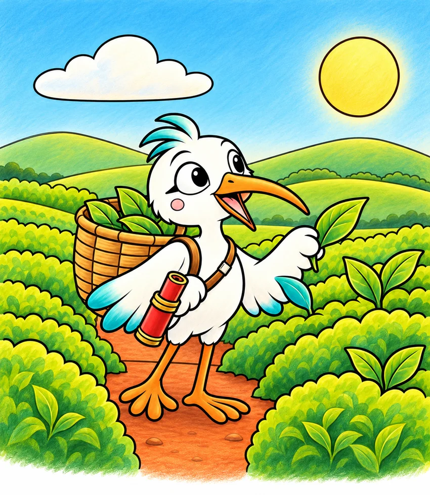 Kenyan Tea coloring page