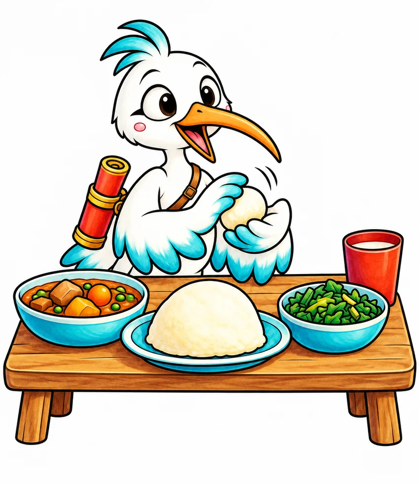 Ugali coloring page